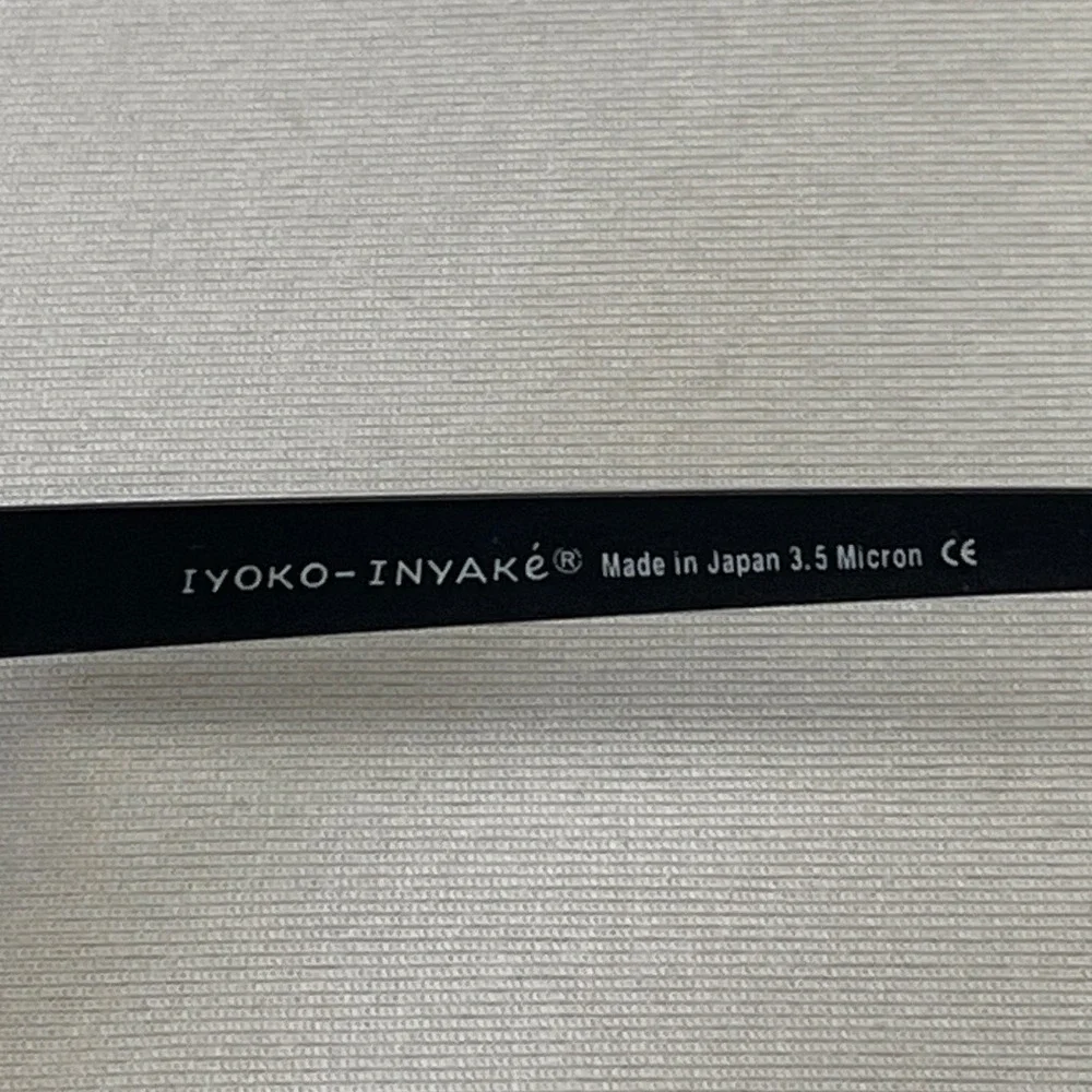 IYoko Inyake Glasses Eyeglasses FRAMES ONLY Round Matte Black Japan 40‎ 28 140